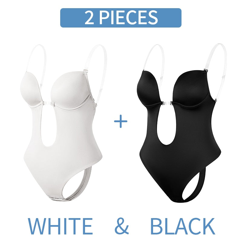 Erhaim Sculpt Deep-V Bodysuit